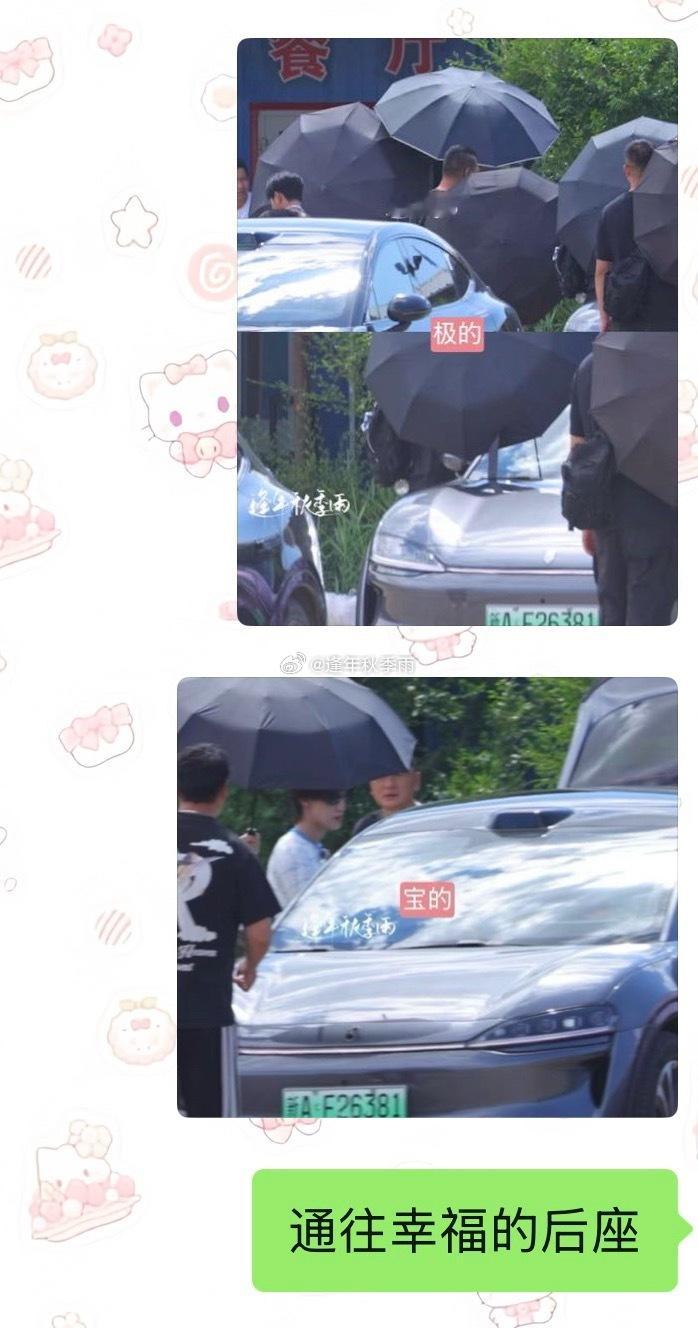 我去给极禹当司机了  你们两个在后座好好谈恋爱就行