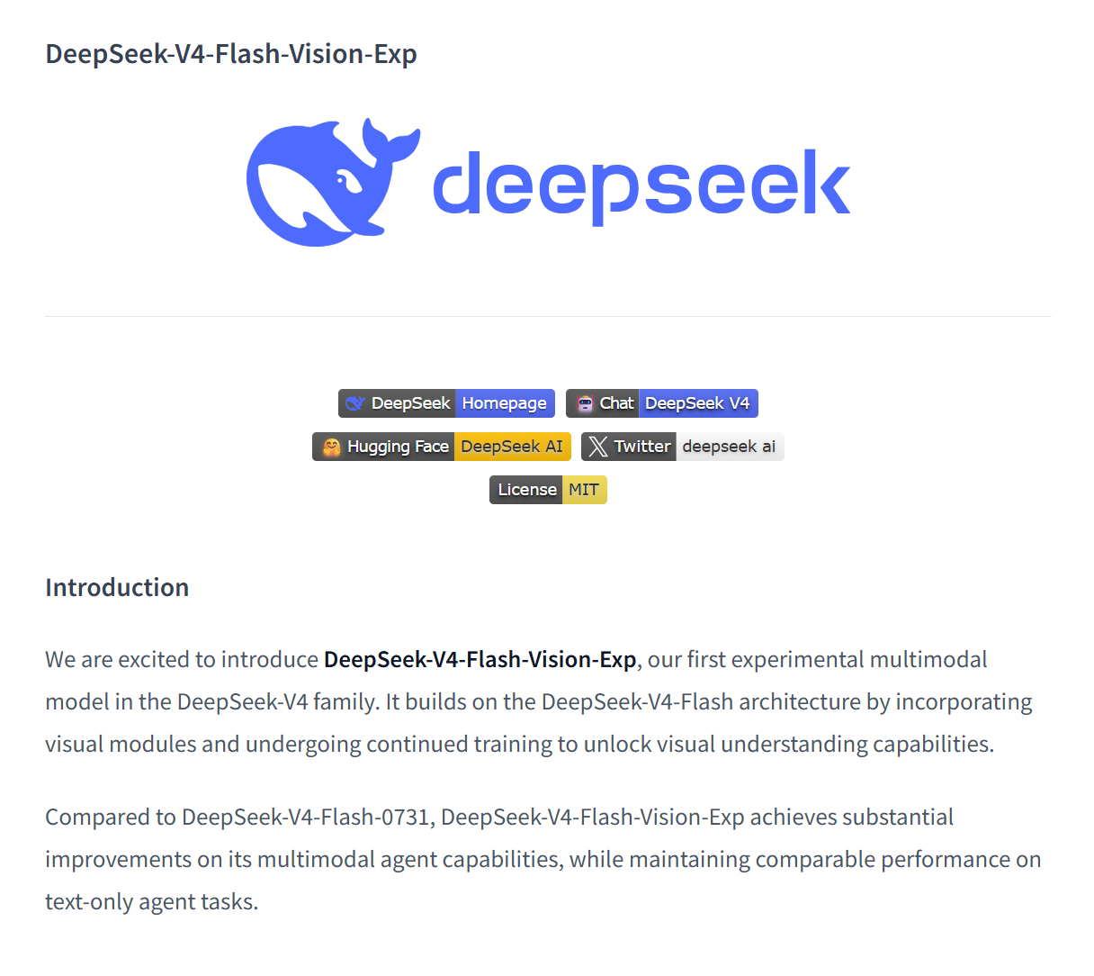 翻了半天发现 DeepSeek 又没有发公告，DeepSeek-V4-Flash