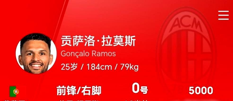 8000万欧砸出队史最贵引援，米兰球迷却直接把及格线拍在桌上。

新帅阿莫林把拉