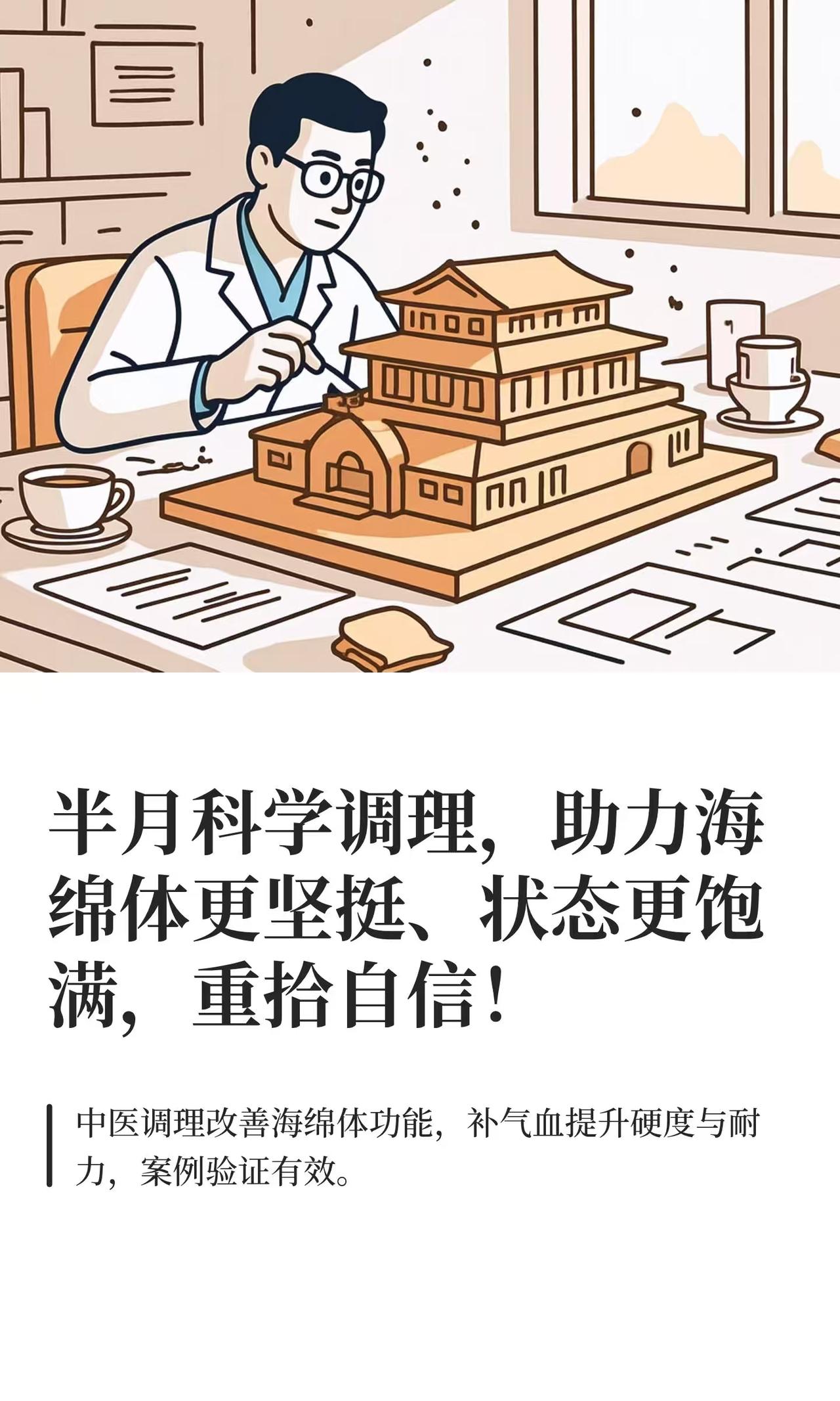 半月科学调理，助力海绵体更坚挺、状态更饱满，重拾自信！