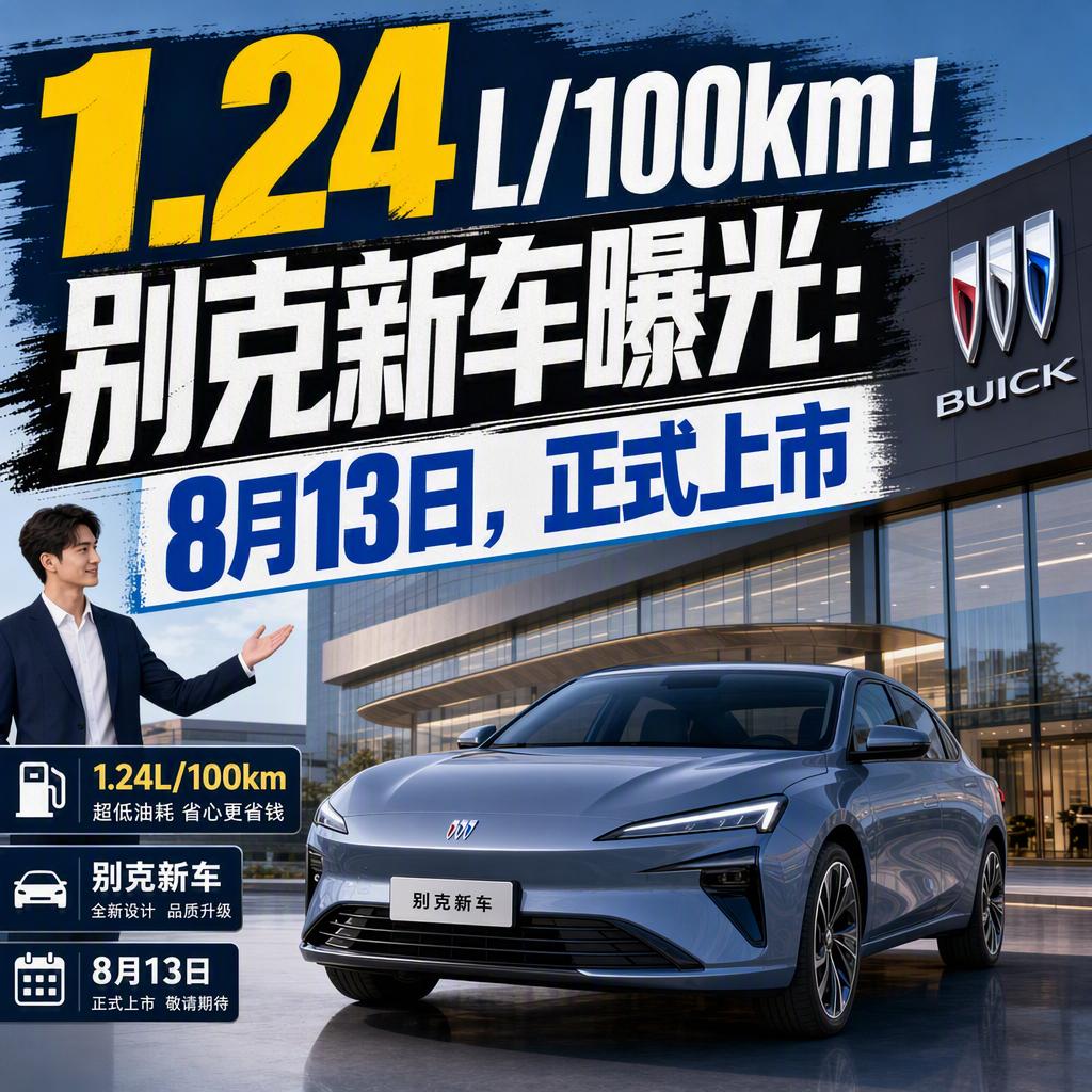 1.24L/100km？很多人一听插混就觉得是“电快没了油老虎”，可这次别克GL
