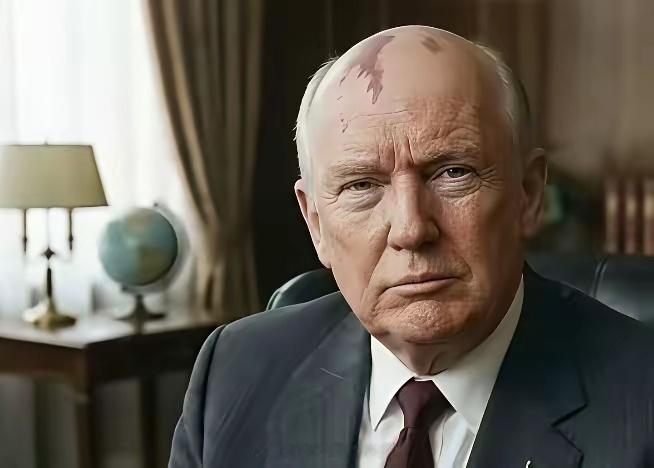 如果有一天特朗普老的金发掉光了，也许会露出几块胎记，到时候人们会给他取一个响亮的