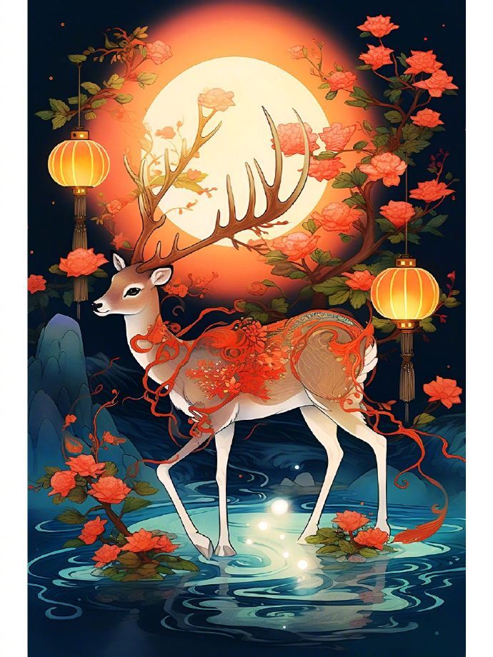 福鹿双全，一鹿生花！ ​​​