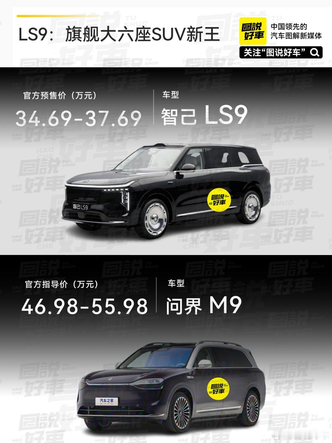 今晚智己LS9正式开启预售，限时权益价33.69-36.69万元，最大纯电续航4