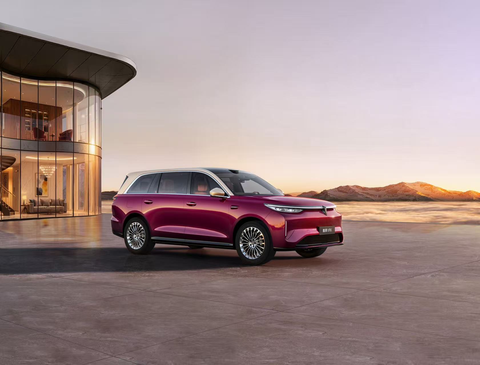 魏总亲自下场代言魏牌V9X～说真的，翻遍整个车圈，也找不到比他更适合的代言人了吧