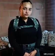 哥伦比亚女雇佣兵丹妮埃拉在扎波罗热被俄军俘虏时，身上还缠着战友们仓皇逃离时没来得