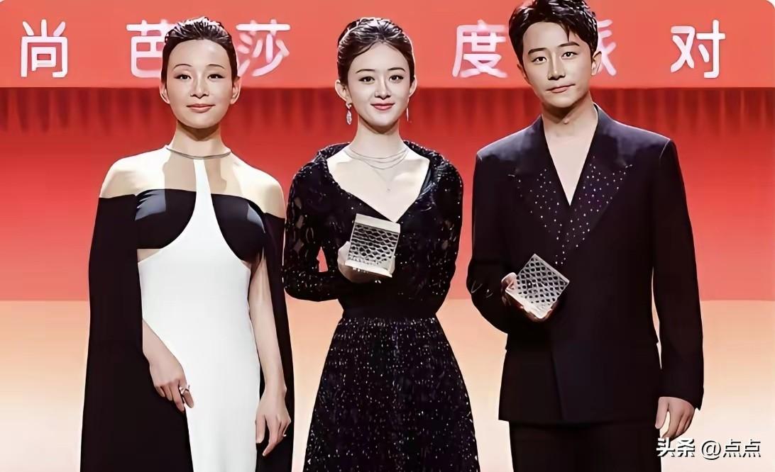 这三位演员同框的画面确实很有美感和层次感。陈冲的大女主气场和故事感，赵丽颖的温婉