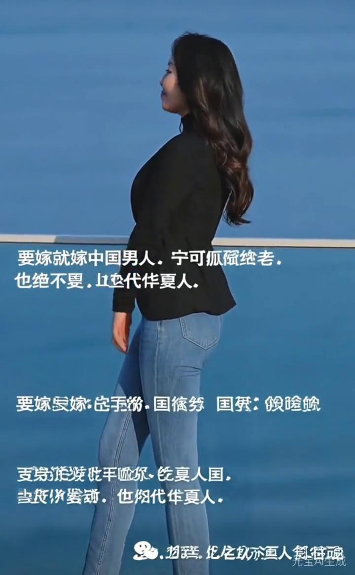 要嫁就嫁中国男人，宁可孤老也绝不要，l代作夏人。