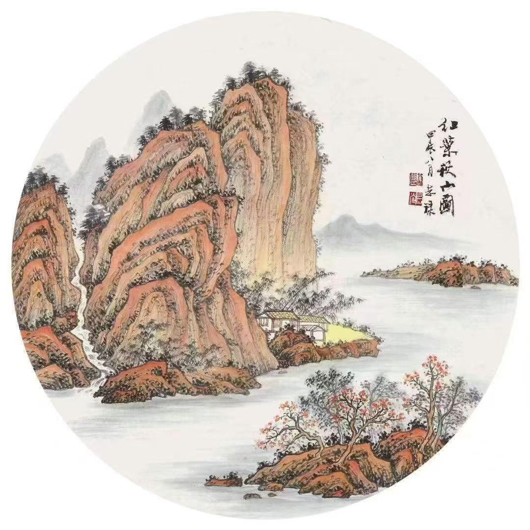 洪志禄   45X45作品
​