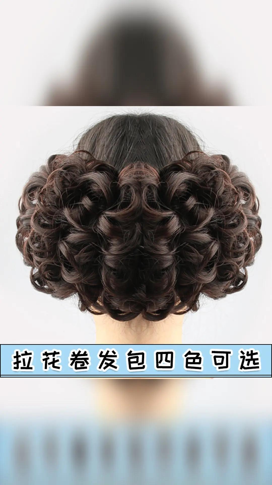 我终于找到适合复古造型的发包啦 我平时就喜欢复古风，之前参加旗袍主题活动，头发造