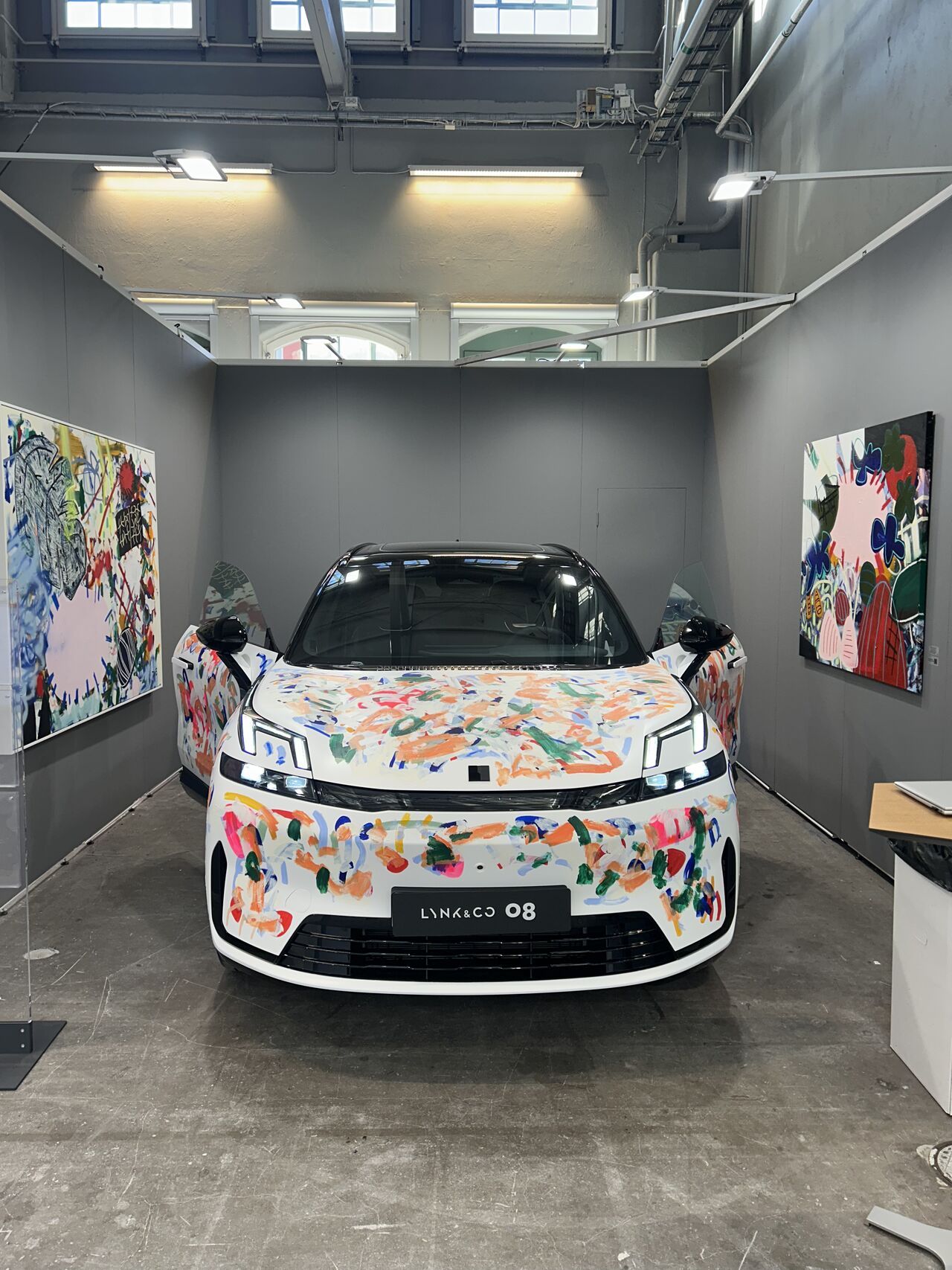 今年斯德哥尔摩Affordable Art Fair（平价艺术展）上，展出了这辆