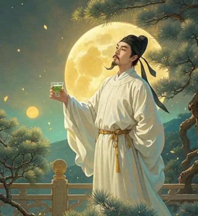 题李白

浪漫诗章，势挽银河飞瀑，御风乘太白，气贯瑶池，吞云吐月豪吟，天姥咏怀凌