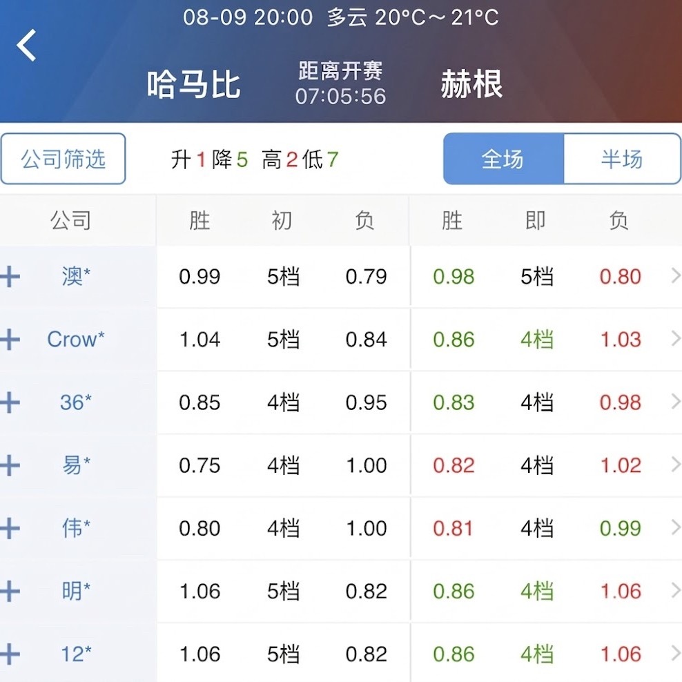 007哈马比与赫根两支上游球队相遇，哈马比一度让出5档。 