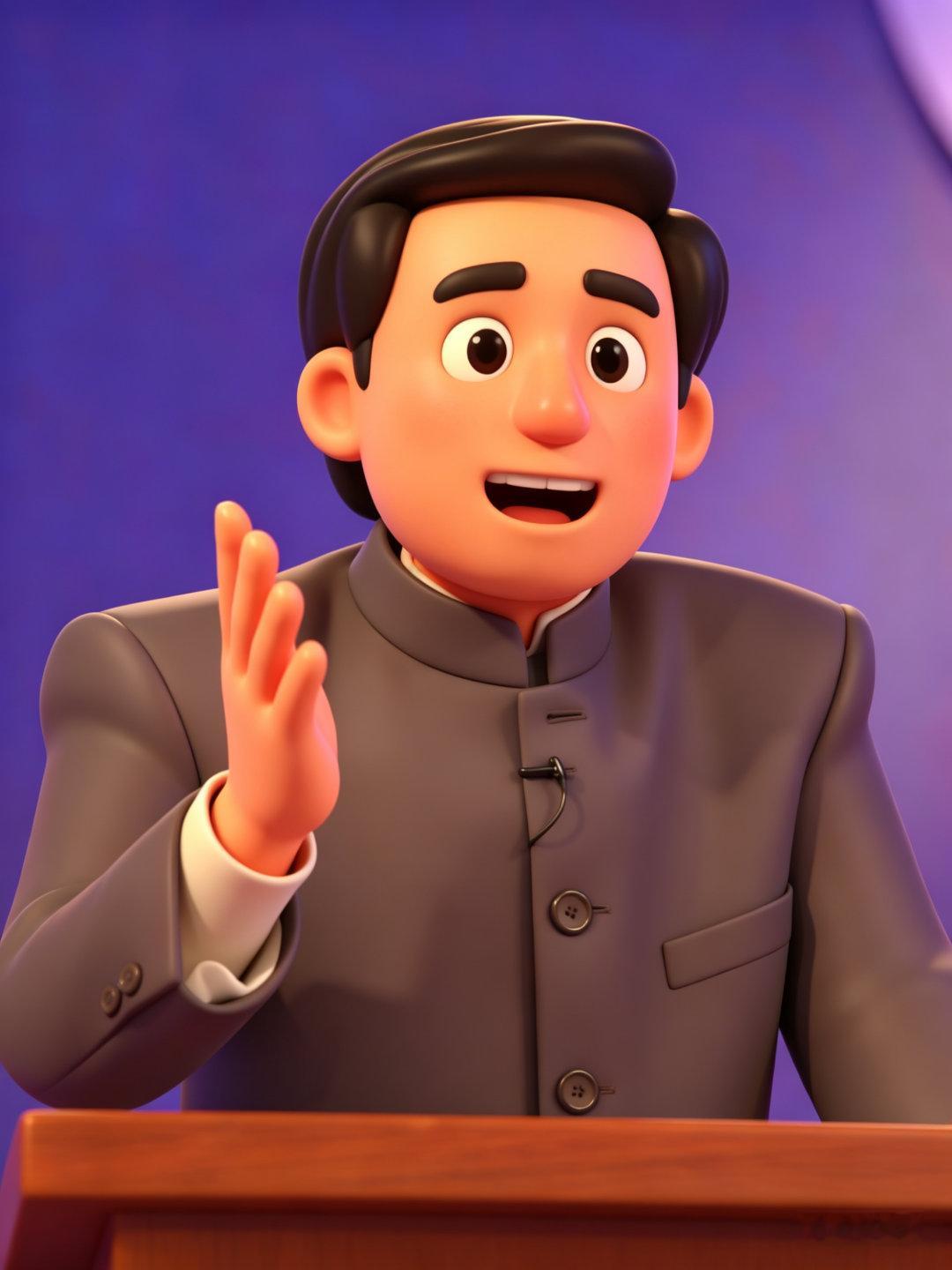 讲个笑话。在讲到美国法制社会文明世界人人平等没有特权时，易西天教授满怀感慨和诗情