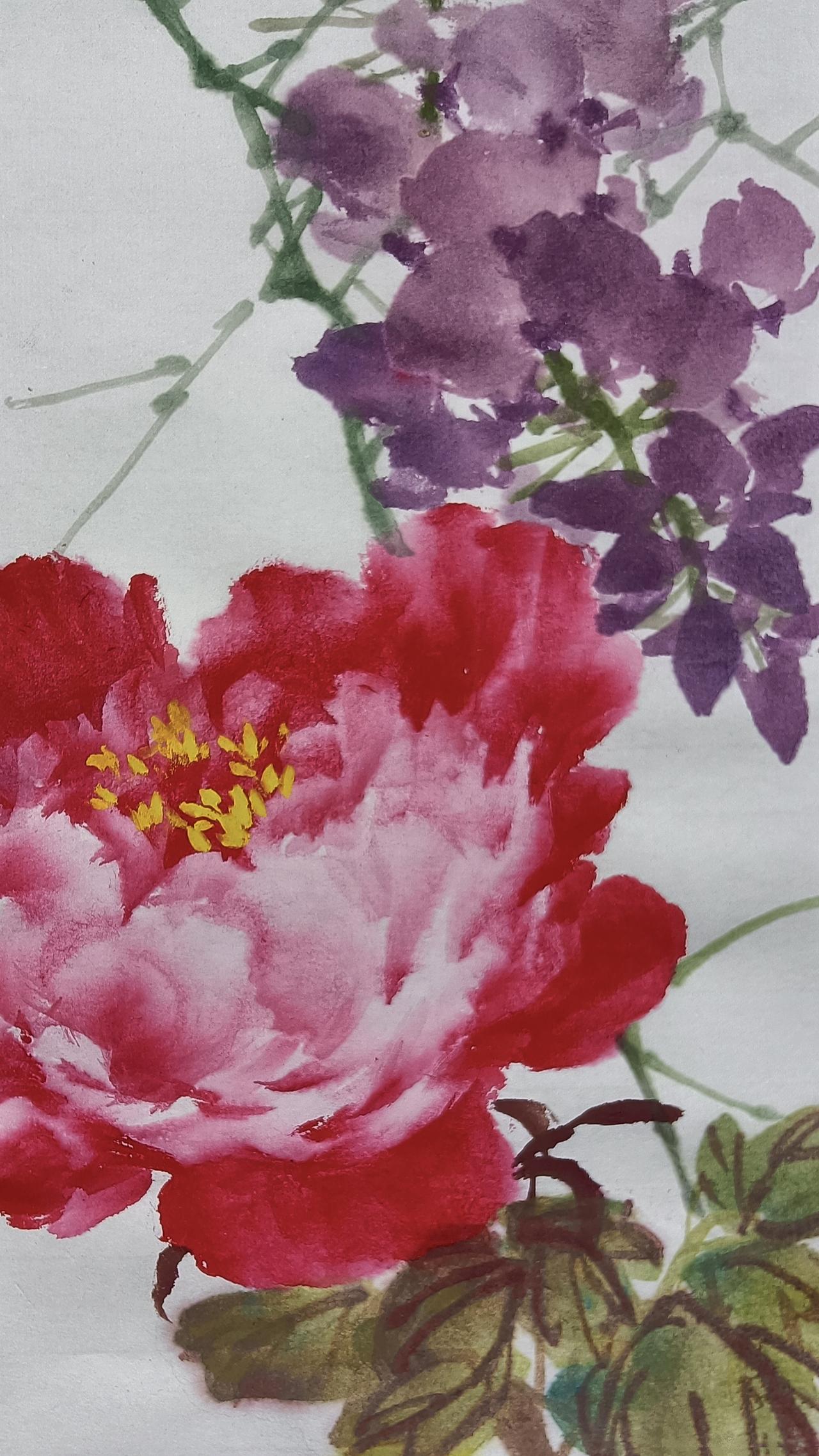 紫藤花的枝条太多余了