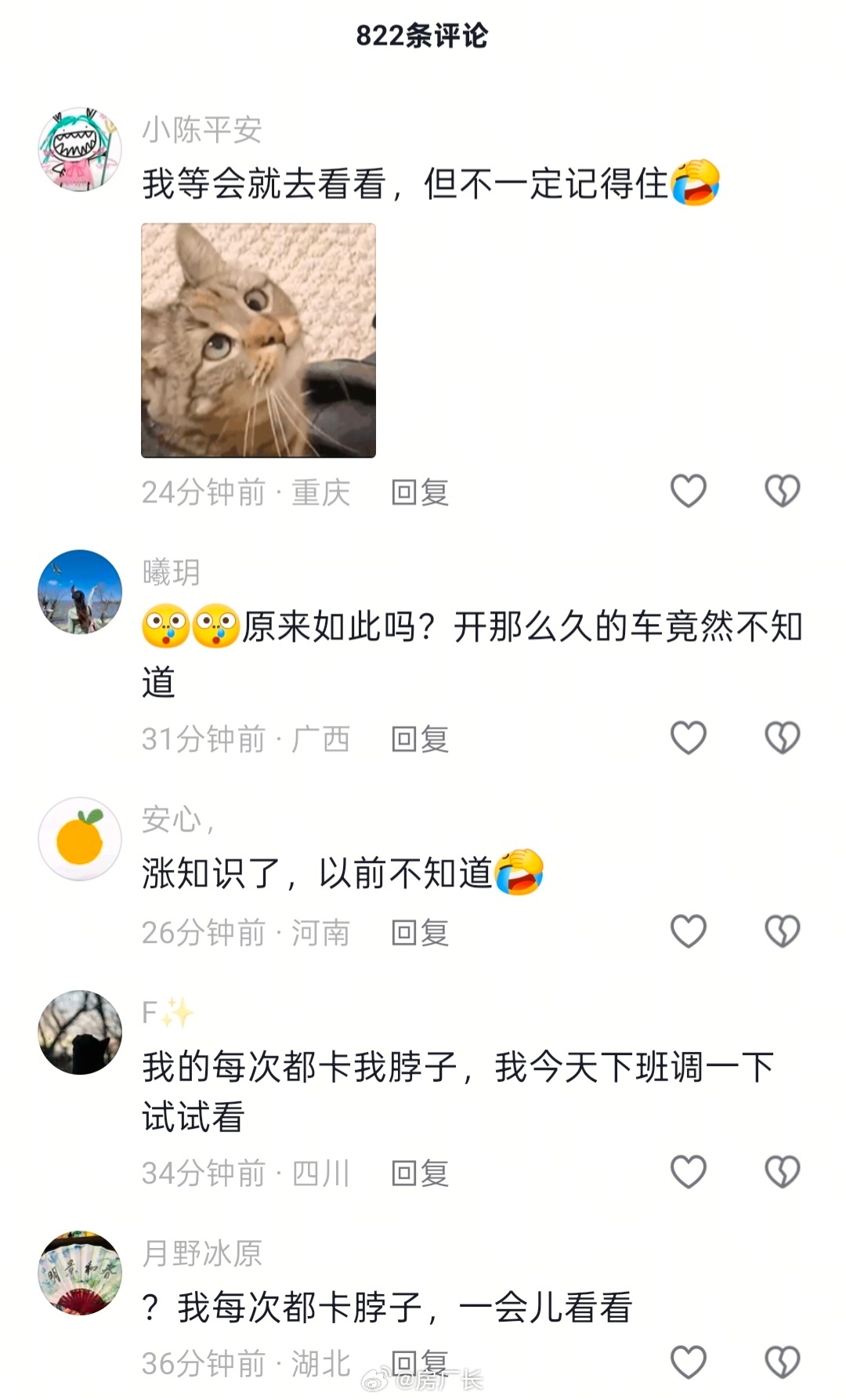 这么多人不知道安全带可以调节高低啊 