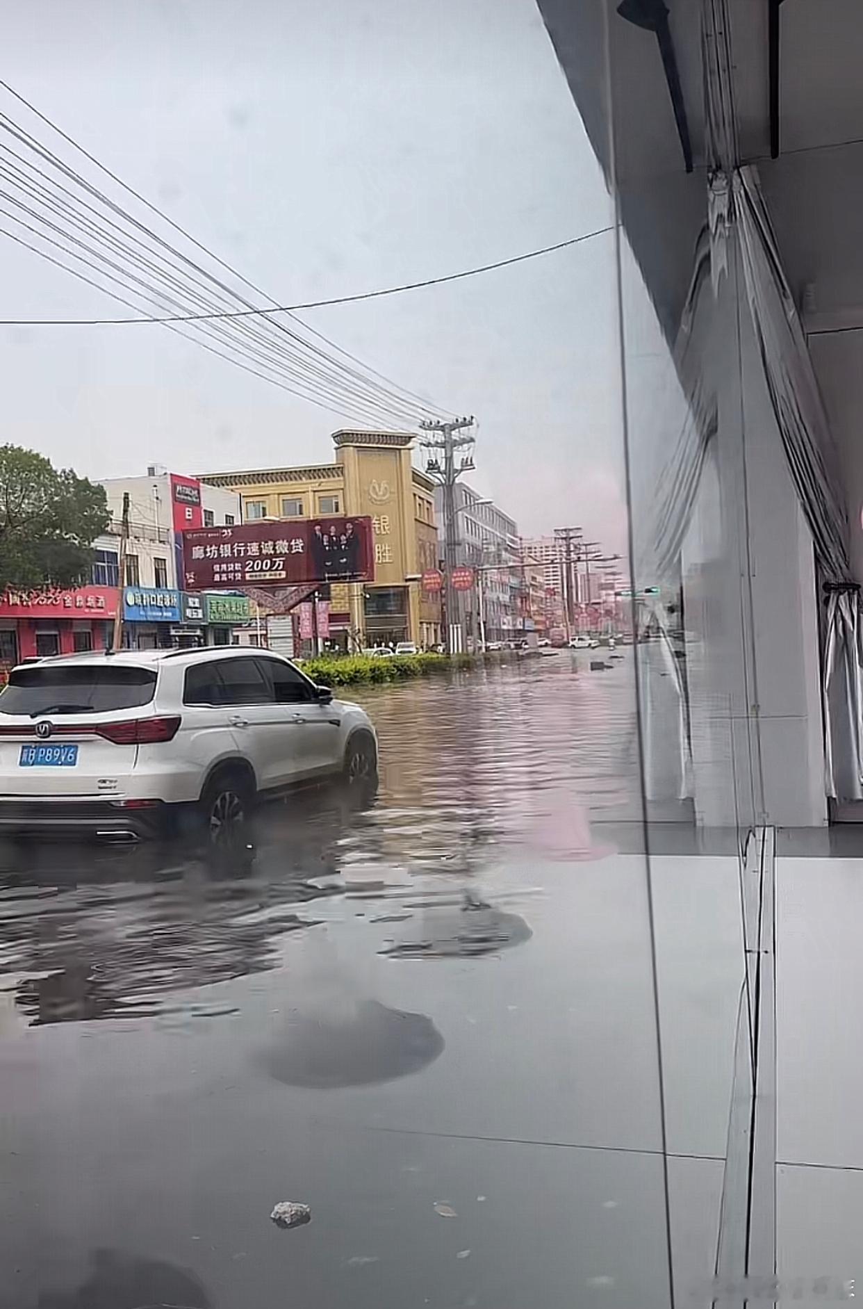 河北临时大雨 快递都发不了太吓人了 也就半个小时下成这样 吓鼠了 