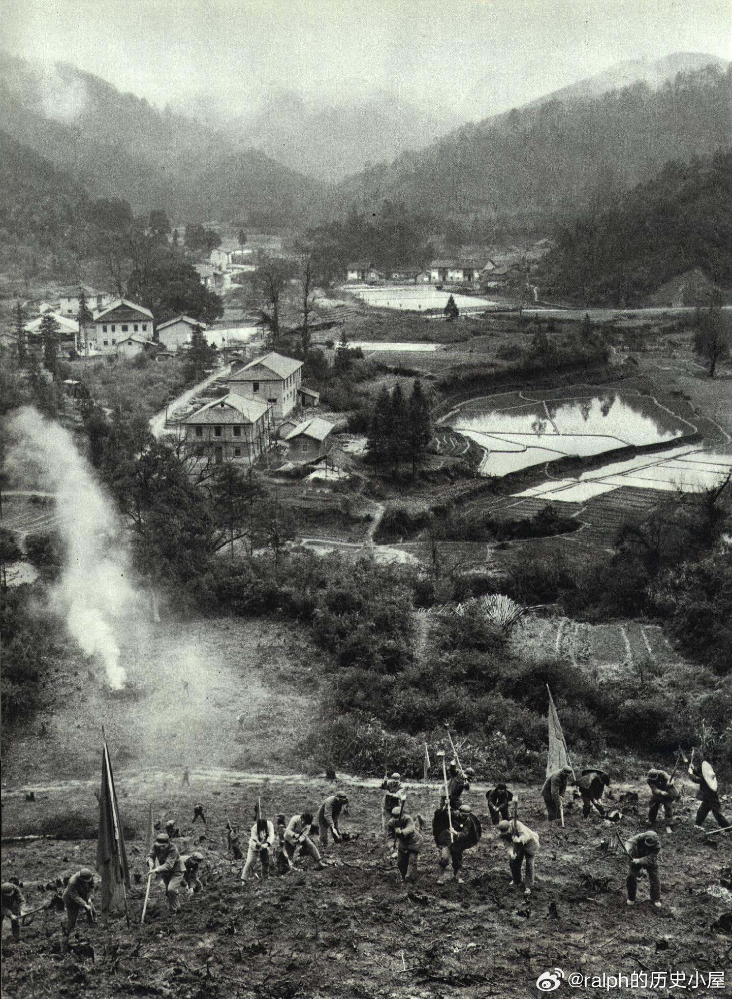 1970年9月人民画报，如今的江西省永新县三湾村历史影像