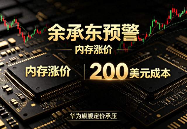 余承东预警！内存涨价增加200美元成本，华为高端机要涨价？