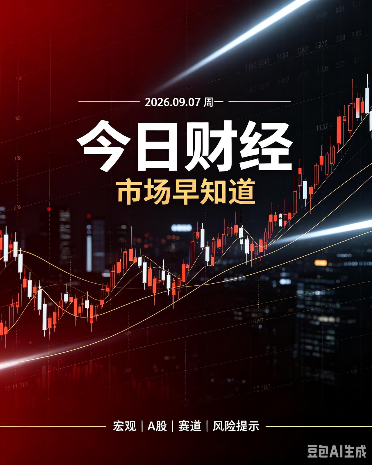 今日财经｜2026‑09‑07 周一
 
风险提示：内容仅为公开资讯整理，不构成