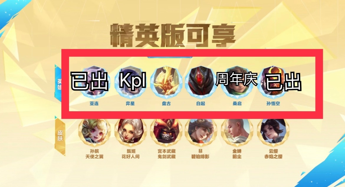 弈星有kpl，桑启有周年庆盘古和白起会是什么皮肤呢[思考]不会真的是之前网传的乐