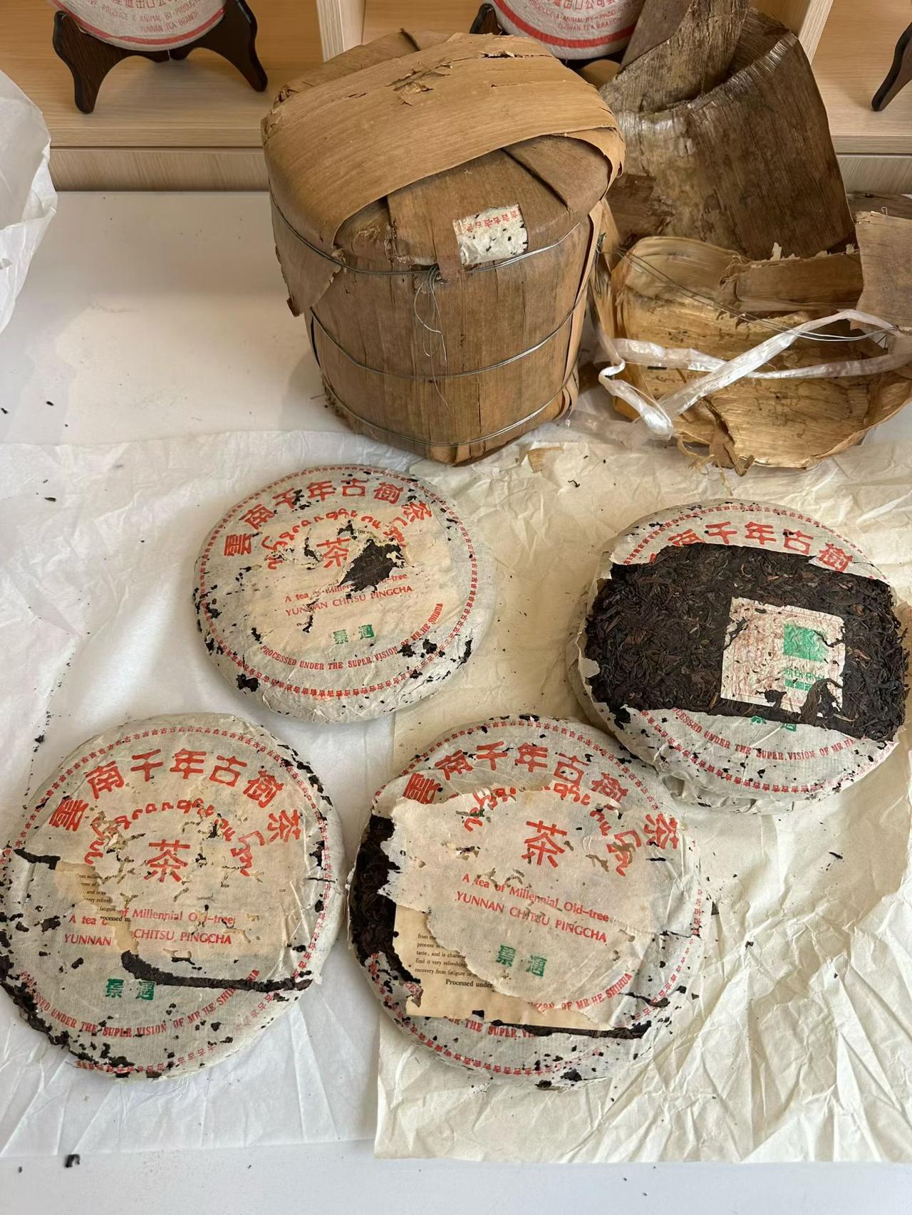 第一次开到03年的何仕华古树景迈，条索这么粗大的。兰花香好明显特别甜。03何仕华