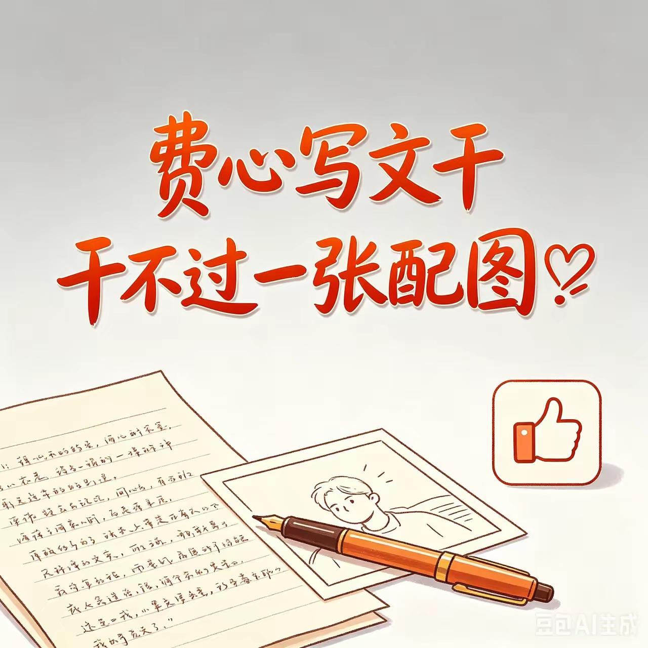 在这个信息爆炸的时代，“费心写文千，干不过一张配图”还挺现实。我写文章时绞尽脑汁