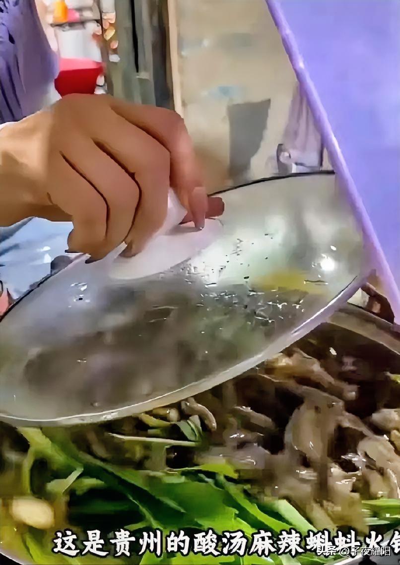 贵州特色
酸汤蝌蚪火锅，你有胆量吃吗？
把蝌蚪作为一种食材，可能除了贵州这个地方