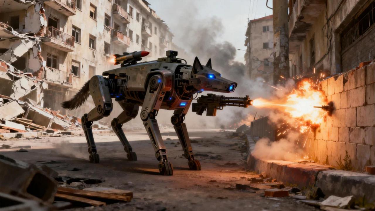 全网沸腾！中国机器狼群巷战画面首曝光，2026年3月，中国兵器自动化研究所重磅官