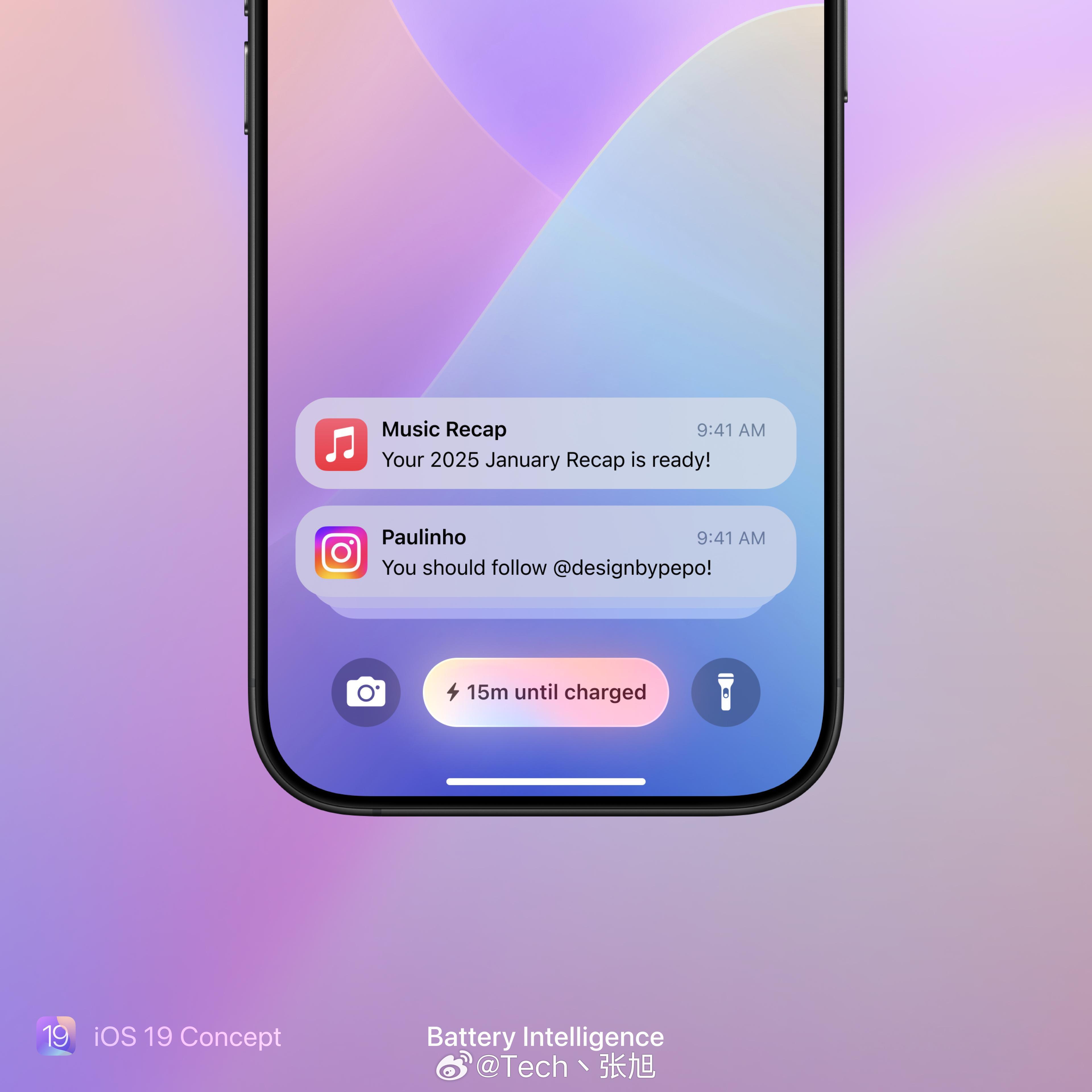 iPhone 充电剩余时间预测，应该会是 iOS 19 的新功能吧[淡淡的][淡