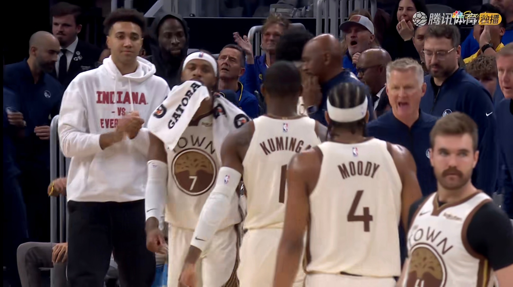 库明加妙传小佩顿打停鹈鹕勇士vs鹈鹕