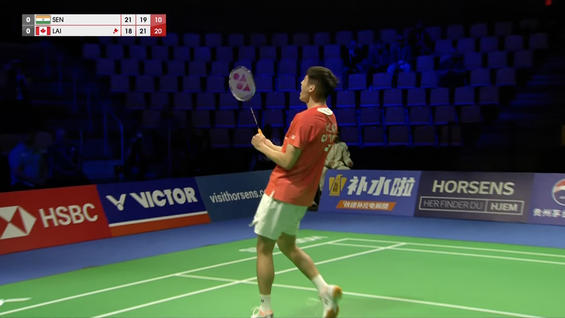 汤杯A组2号场地：印度🇮🇳 0-1 🇨🇦加拿大一单：拉克什亚🇮🇳 2