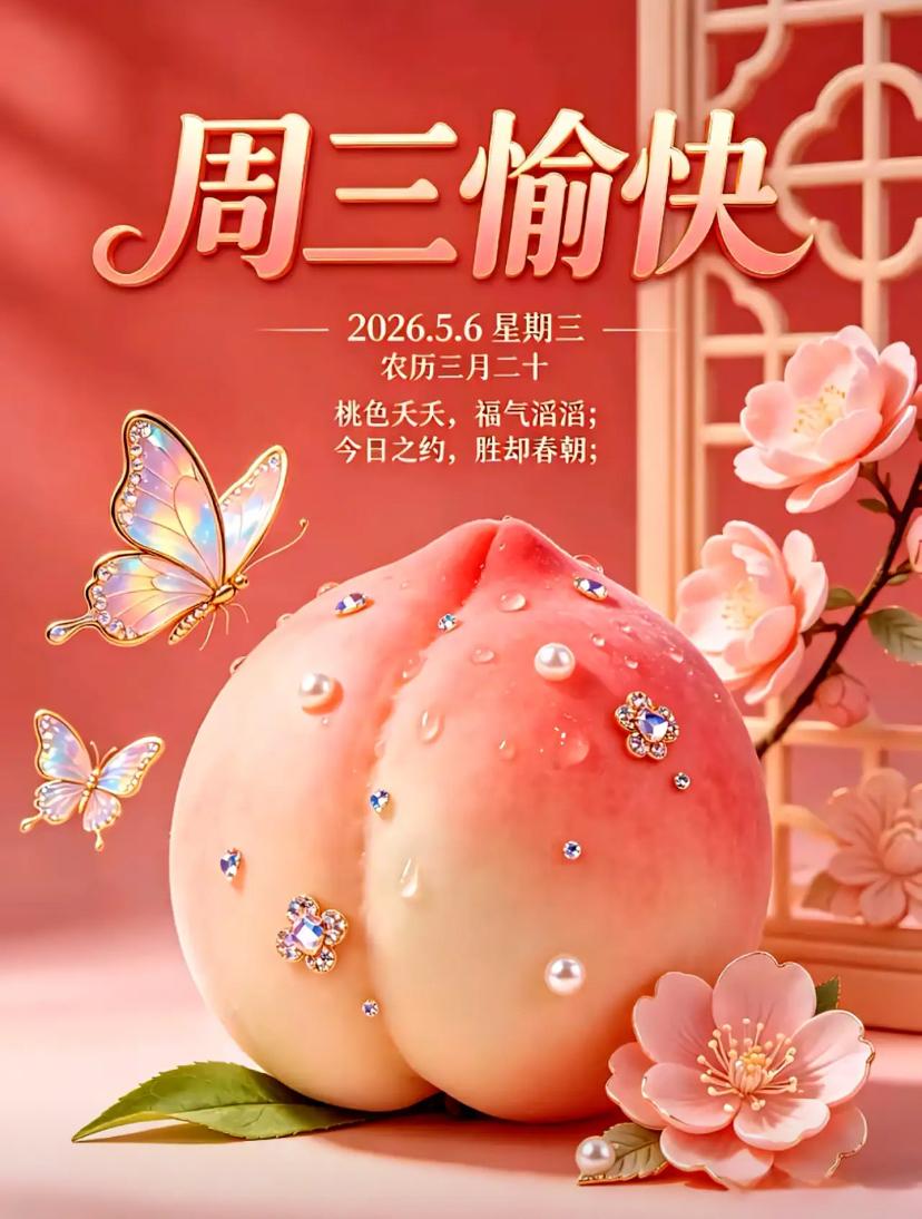 🌺☘️2026./5.6.周三夏晨问安🌺

🌲🌷晓光轻洒大地，夏意缓缓入