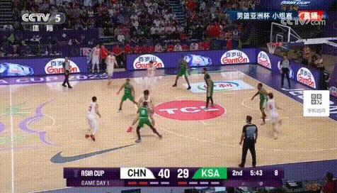 王俊杰高级货啊！罚球线游弋让沙特好难受。
图1-2：灵活跑位助攻；图3：罚球线中