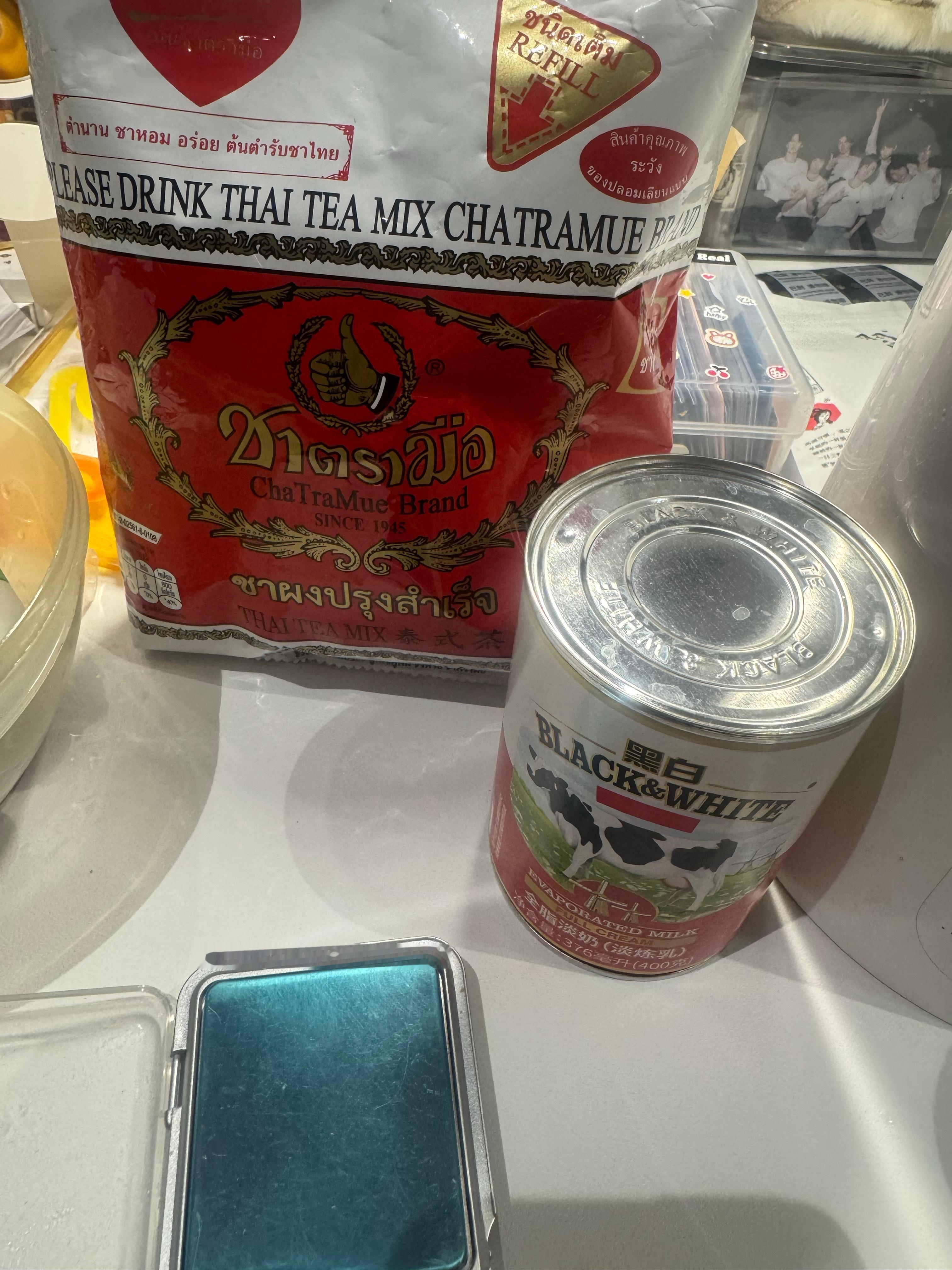 真神了，没有炼乳不甜，但是也很好喝泰奶自由🆘 