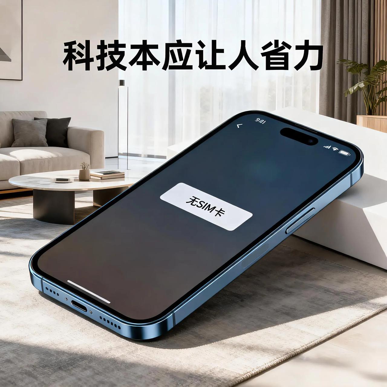 手机不插卡成了？这波操作咋有点别扭
 
“科技本应让人省力，不是换个地方费力。”