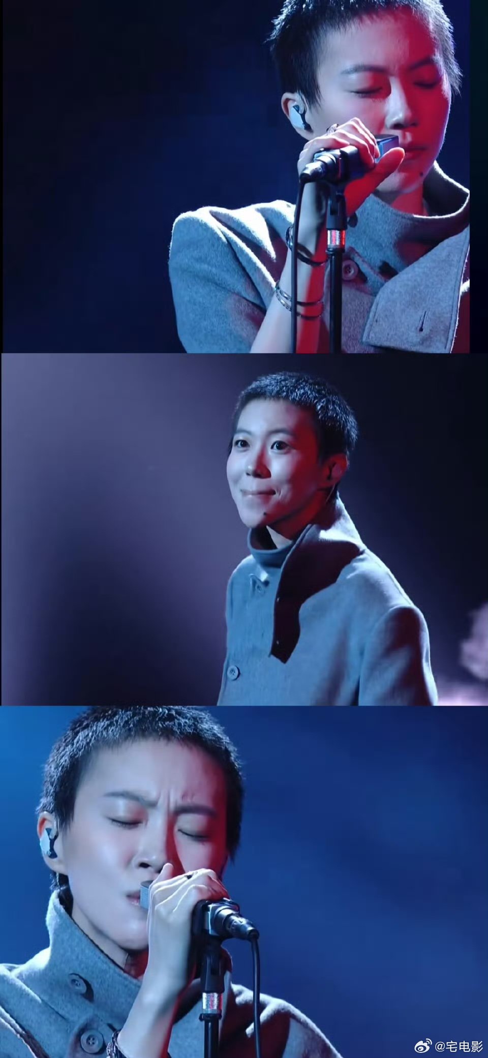窦靖童看歌手初舞台的反应谁能不爱窦靖童的通透啊！回看首秀大方聊登台紧张，没有人设