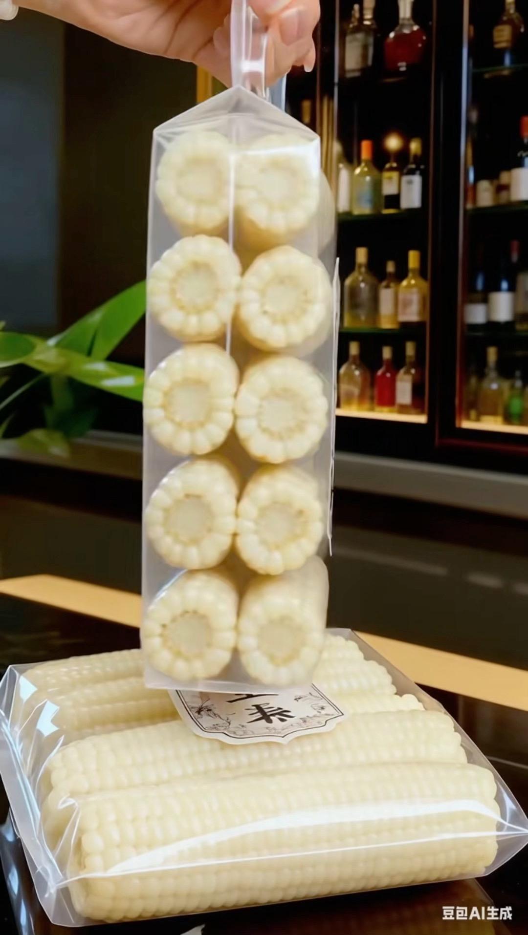 新鲜糯玉米低脂甜糯真空包装熟糯玉米即食 美食舌尖上的美食