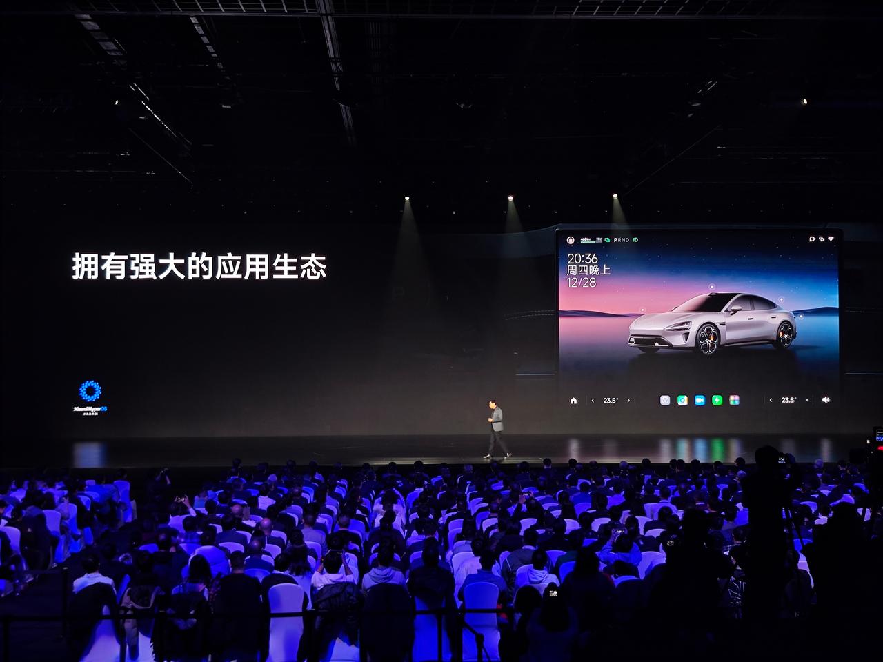 #小米汽车技术发布会# 平板应用直接上车。