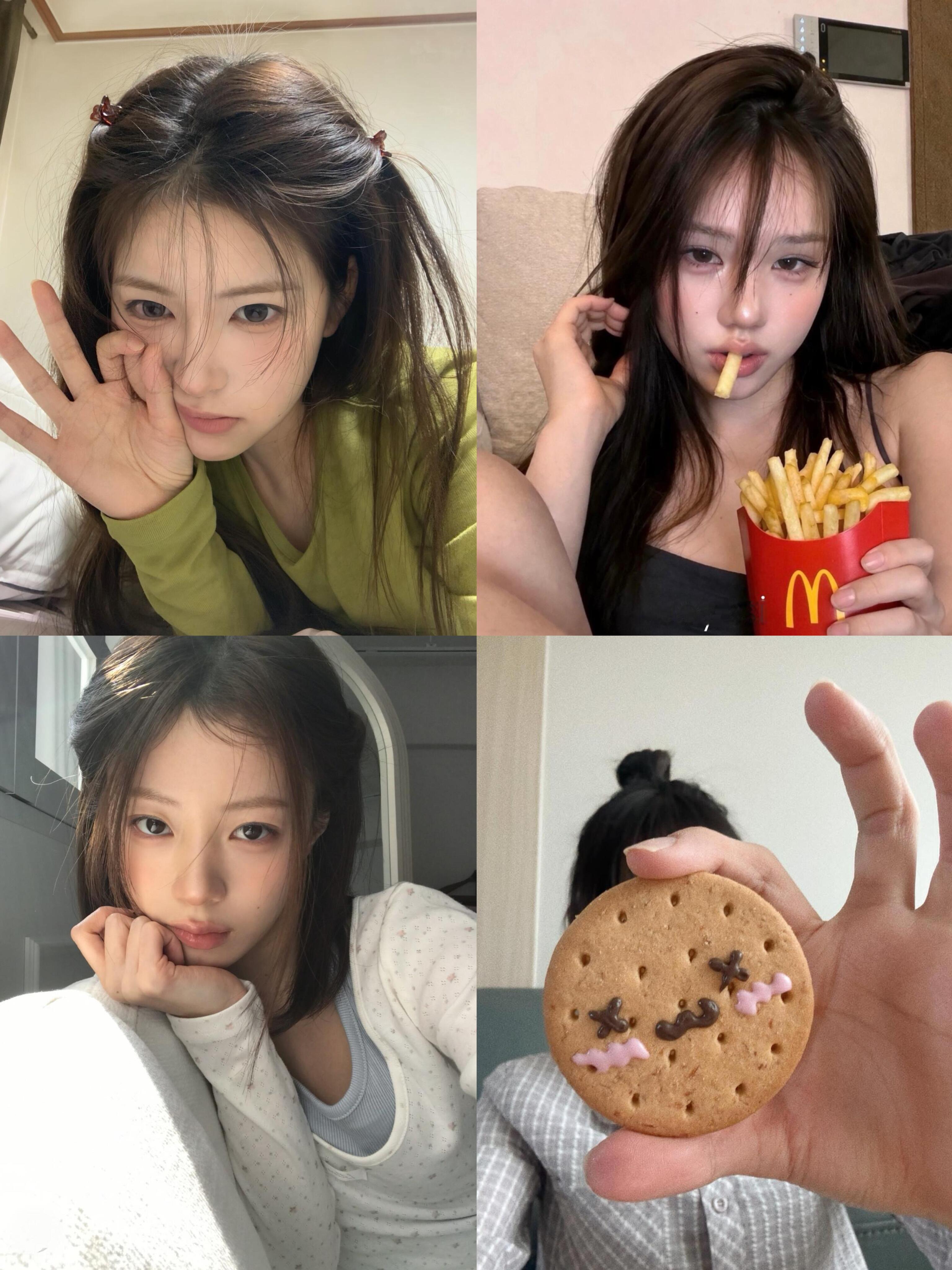 存一些韩女自拍姿势！ 