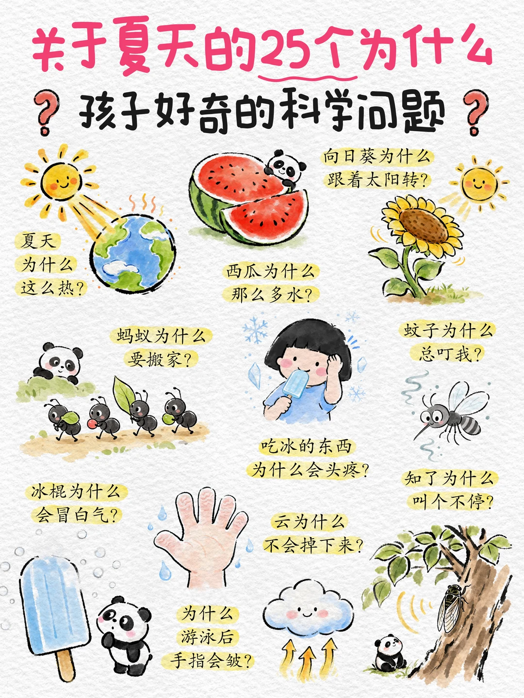 给孩子的关于夏天的十万个为什么❓