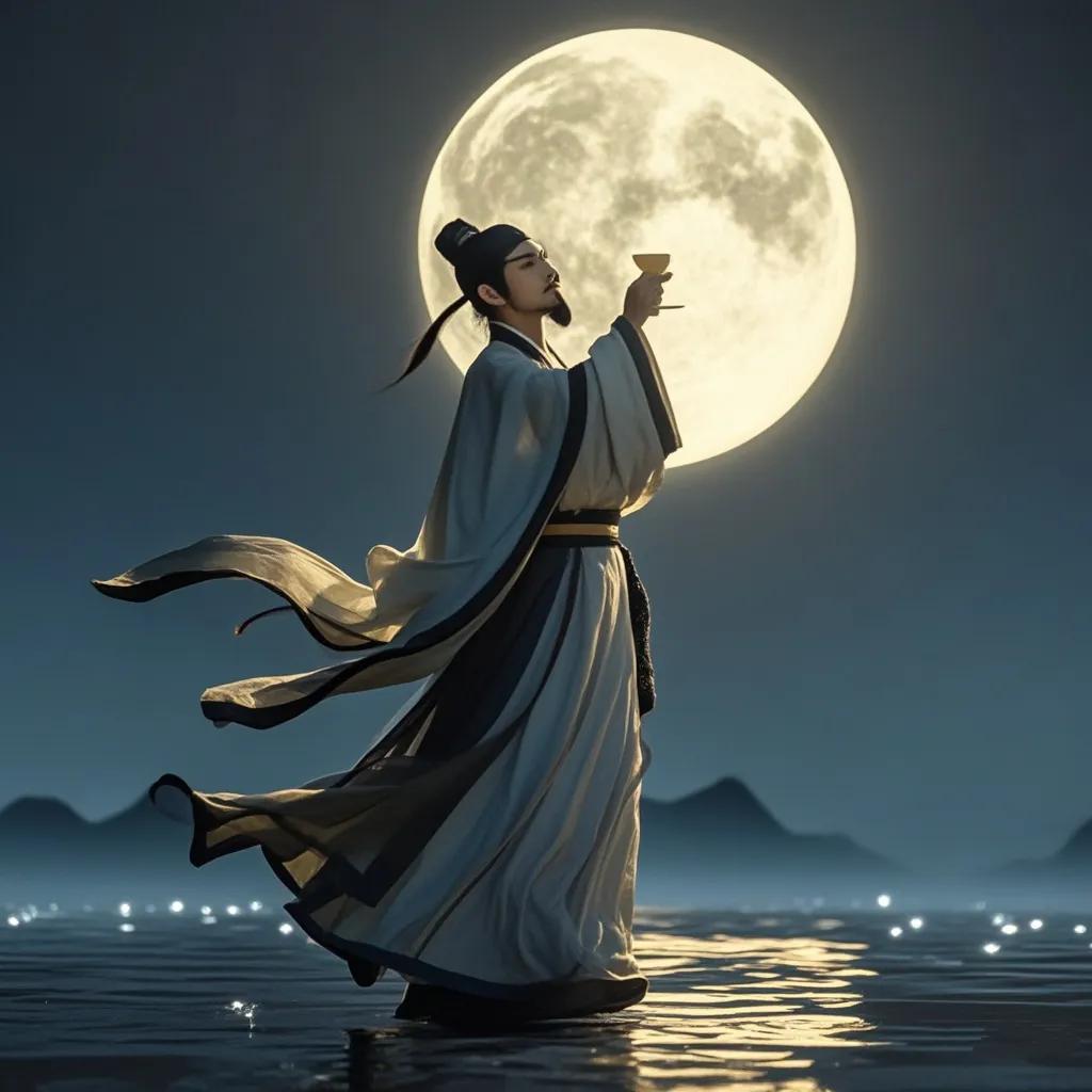 《有才子兮 李太白》
 
有才子兮，太白气轩昂。
诗仙美誉，风采耀华堂。
金樽对