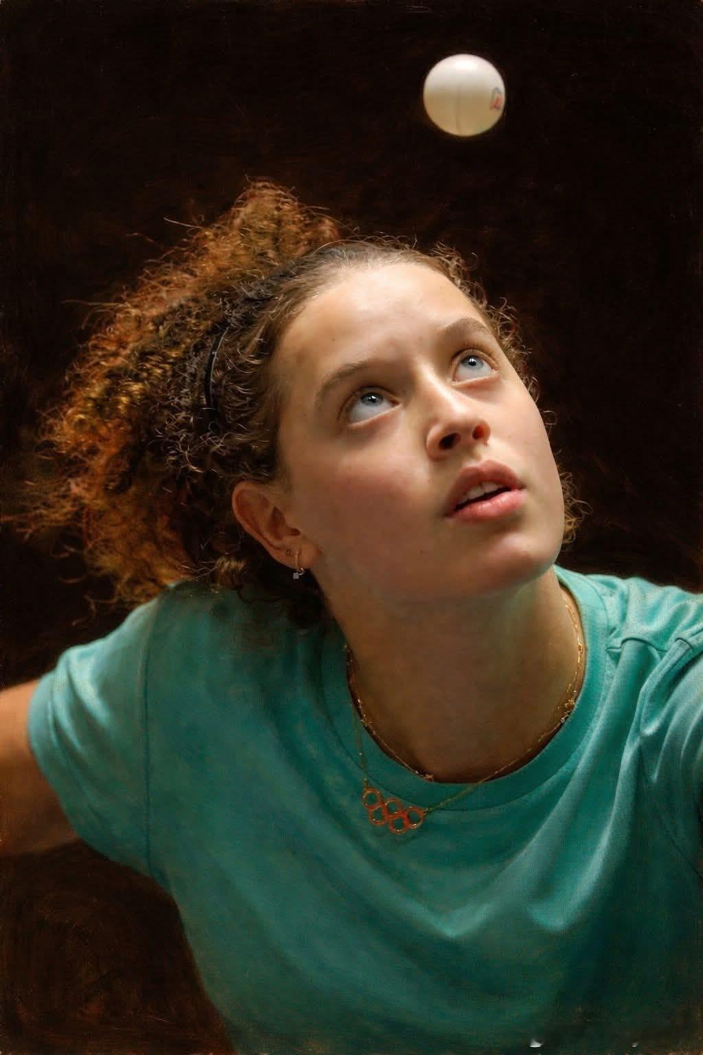 汉娜·高达：追逐你的梦想🏃♀️👀（这张有点像油画质感🖼️ 