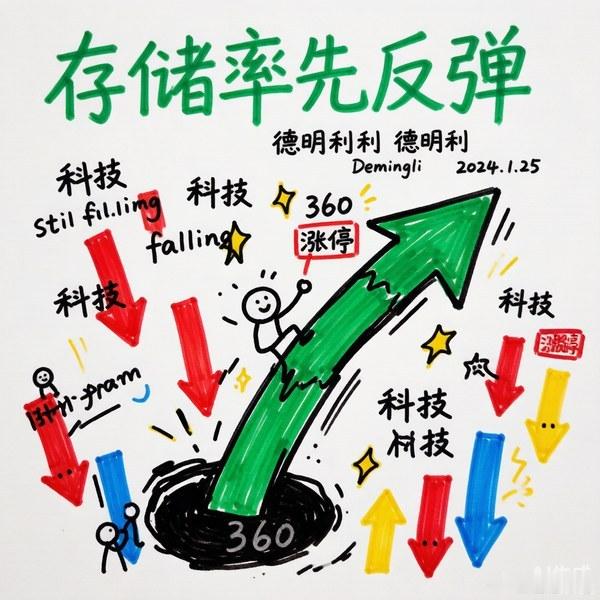 【盘中复盘】存储率先反弹，龙头德明利涨停！但别急着喊反转午后13:22，存储芯片