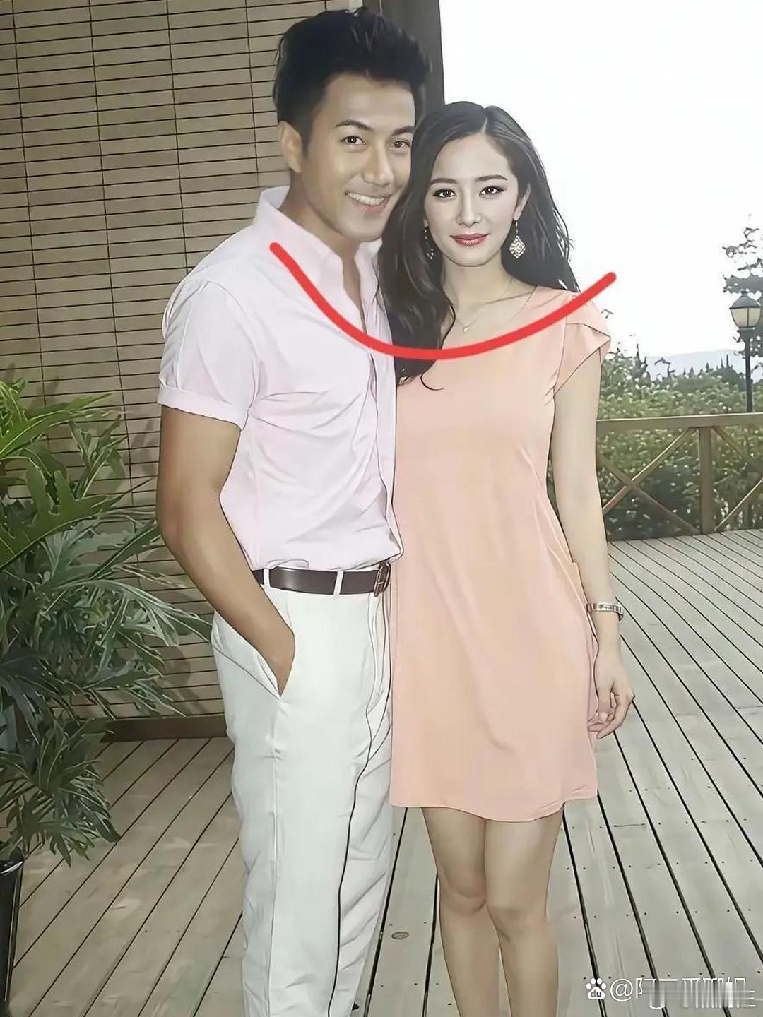 早期刘恺威和杨幂的照片，那时候杨幂是最漂亮的时期了 