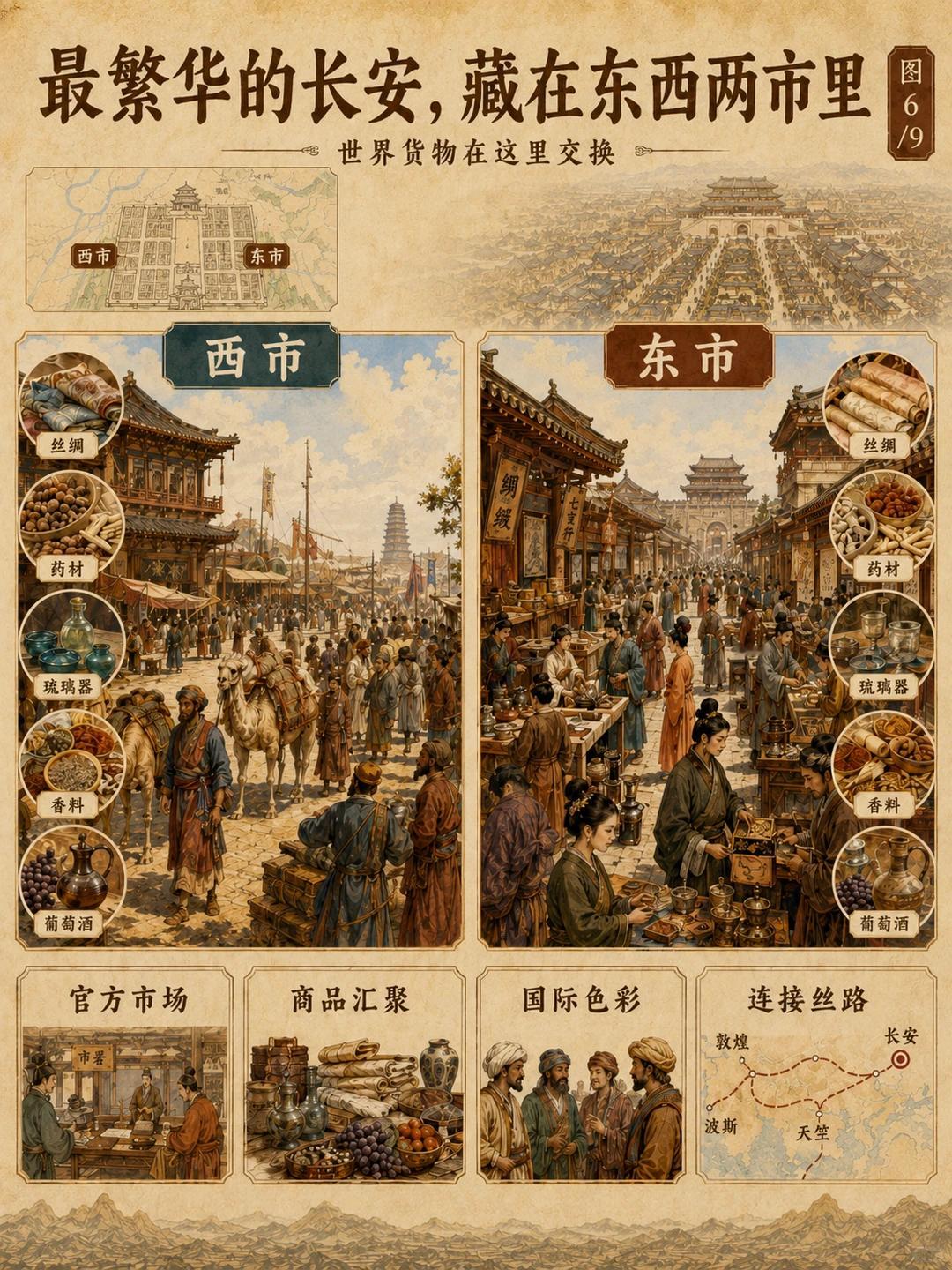 梦回大唐 | 唐代长安城全景复原 如果把时间拨回盛唐，从高空俯瞰长安城，你会发现