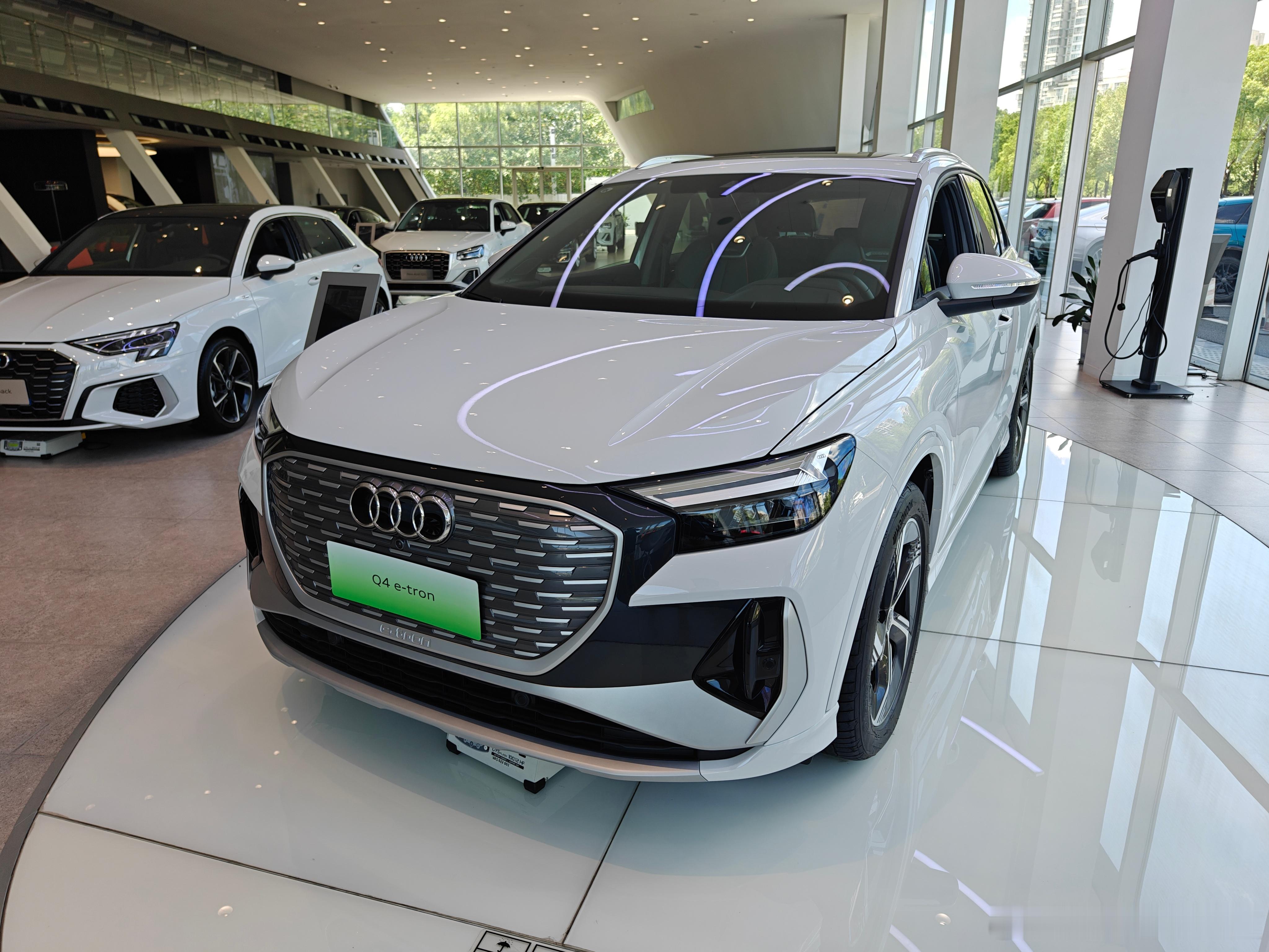定价30w的奥迪Q4 e-tron后排门板上部竟然用的是硬塑料，突然感觉哈弗H6