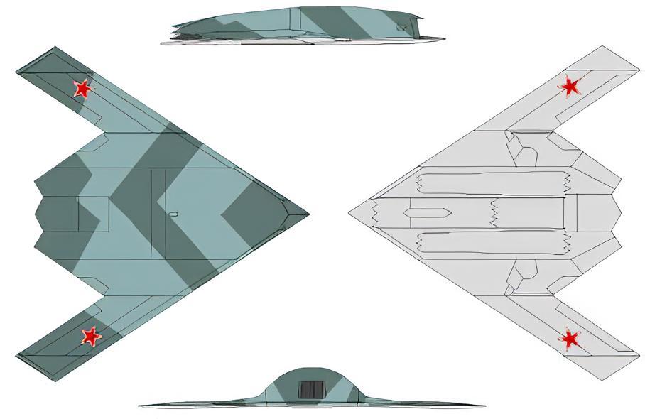 每天认识一件兵器 俄罗斯“鳐鱼”无人机“鳐鱼”（Skat）无人机是俄罗斯米格航空