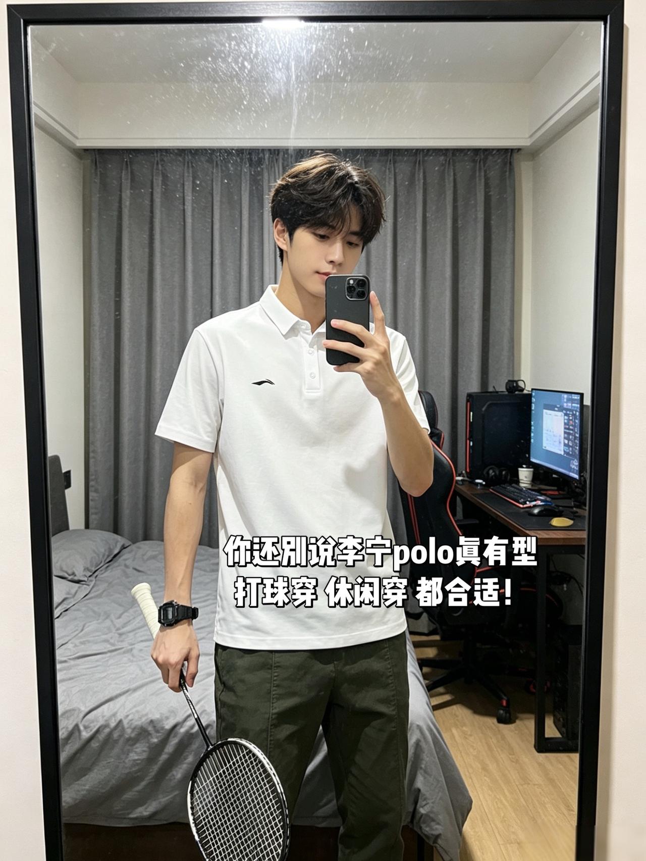 你还别说李宁polo真有型
打球穿 休闲穿 都合适！