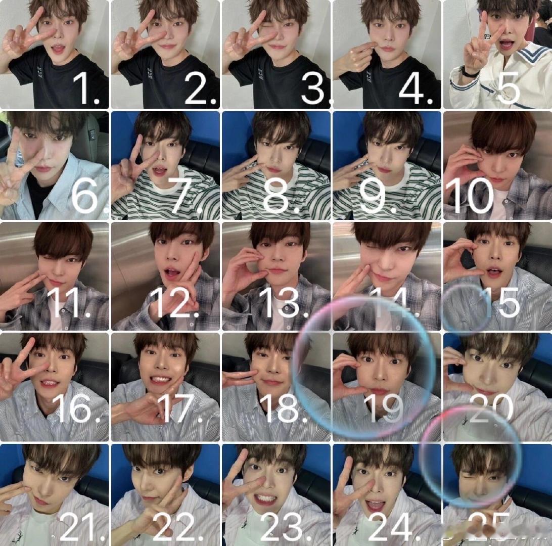 金道英发了135张自拍 金道英发了135张自拍，光是翻完信息都用了1分30秒..